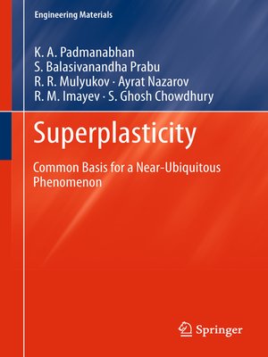 cover image of Superplasticity